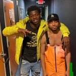 Lil Nas X op Instagram: "kevin abscract and a fan"